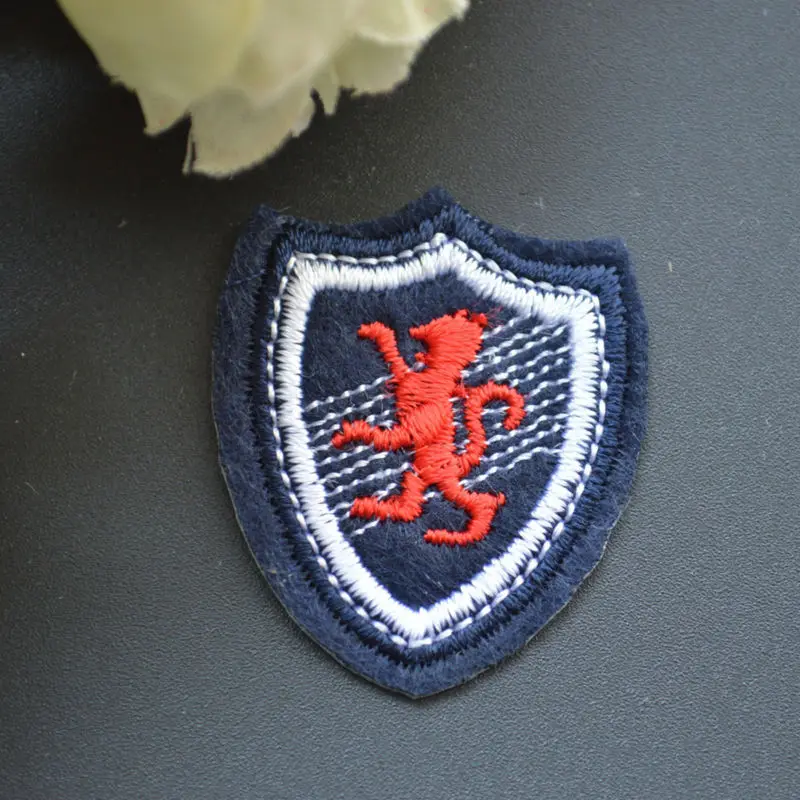 2.4cm*2.8cm small size patches Embroidered Iron On Patches for clothing