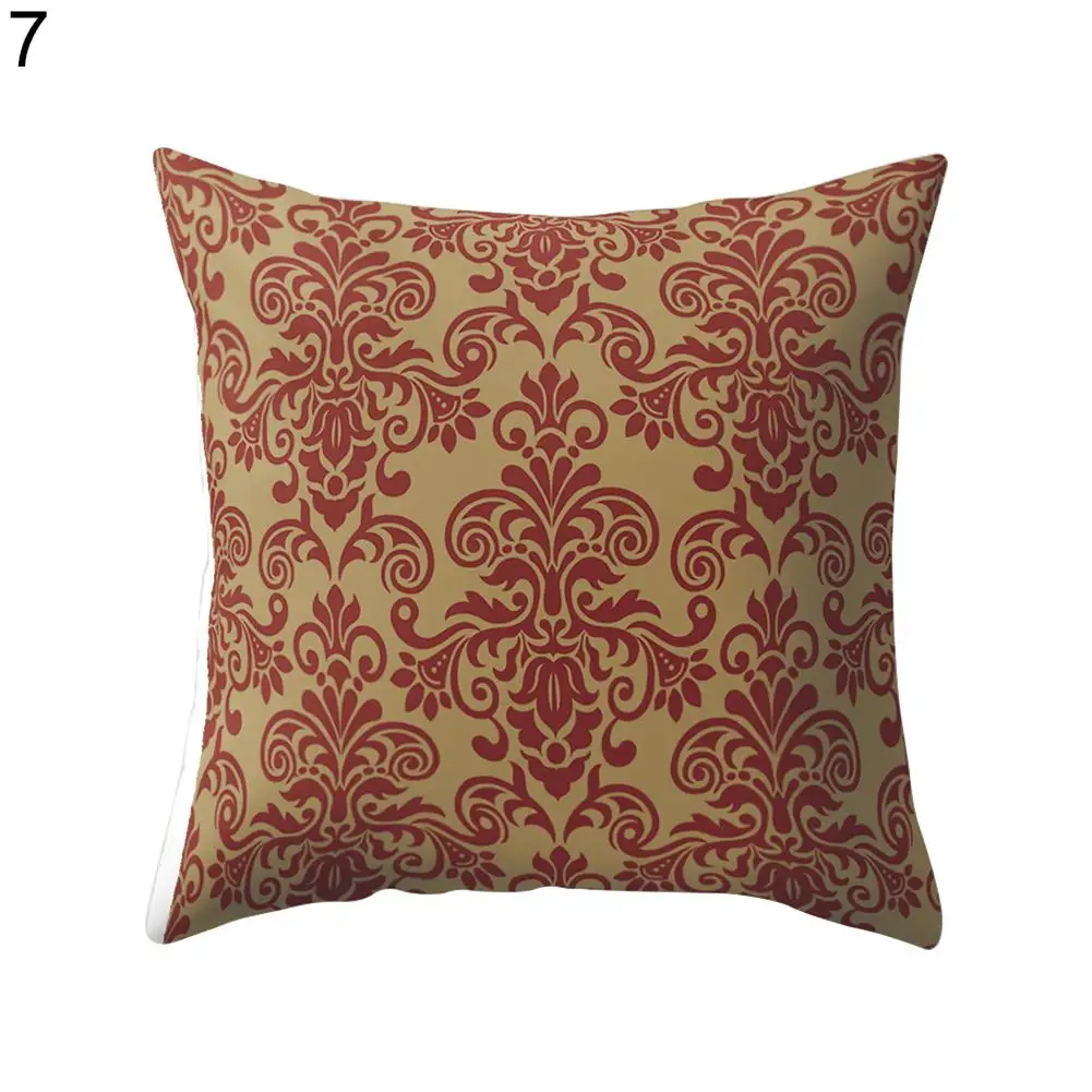 Retro Symmetrical Flower Peach Skin Pillowcase Waist pillowcasePillow Case AliExpress