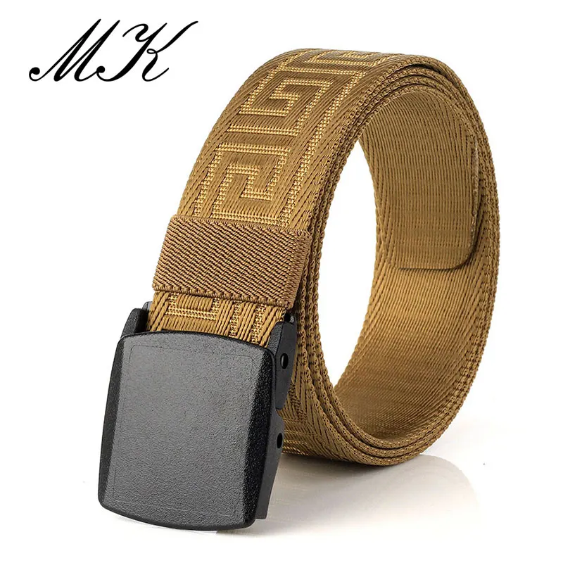 Maikun Nylon Belts for Men Military Tactical Outdoor Male Belts for Jeans Luxury