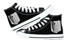 Attack On Titan Shoes High Platform Canvas Shingeki No Kyojin Shoes Board Luminous Shoes Anime Cosplay Attack On Titan attack on titan no regrets 1