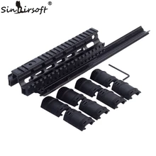 Saiga 12 Дробовик Тактический Quad Rail прозрачный прицел Крепление Weaver Forend для AK47 74 с резиновыми крышками Пикатинни