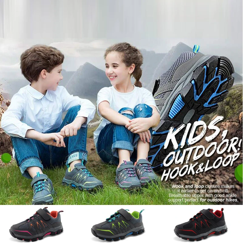 男の子アウトドアトレッキングシューズ女の子スポーツスニーカー子供旅行靴子供トレーナー Boots Aliexpress