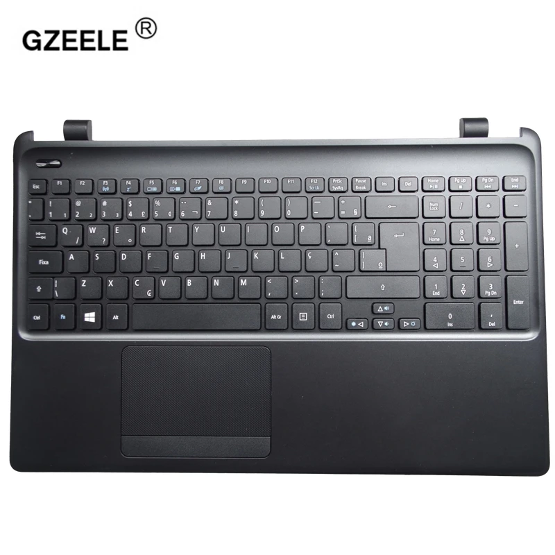 GZEELE Новая Клавиатура ноутбука с C shell для acer E1-570G E1-572G E1-522 E1-572G E1-570 E1-510 Palmrest верхний регистр Клавиатура рамка