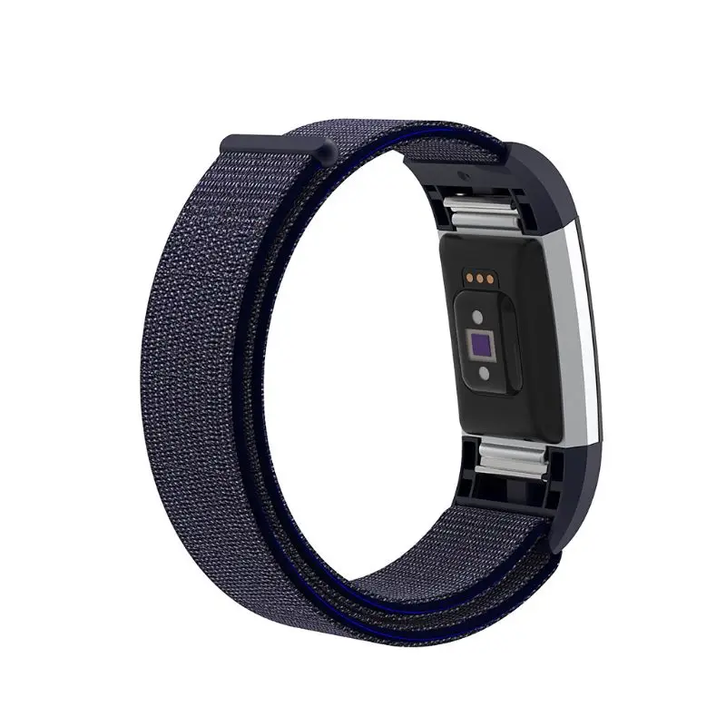 1 шт. нейлоновый крюк и петля дышащий сменный ремешок для Fitbit Charge 2 наручный ремешок смарт-трекер