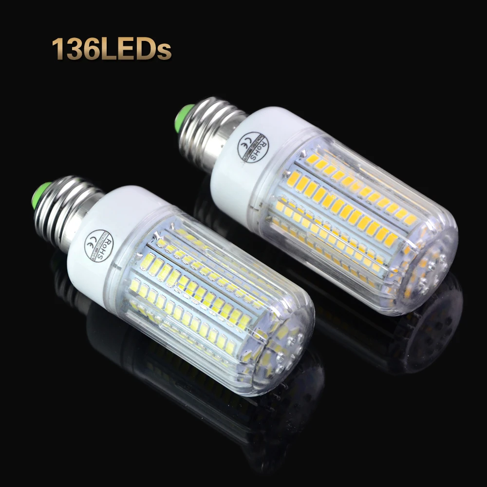 5730 чип E27 светодиодная лампа для кукурузы 110В 24Led 30Led 42Led 64Led 80Led 89Led 108 LED 136