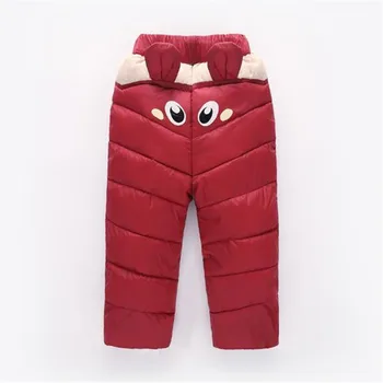 

JMFFY Winter Pants For Baby Boys Girls Warm Children Clothes Kids Boy Trousers Pants Girl Cartoon 2019 New Toddler Clothing 2-9T