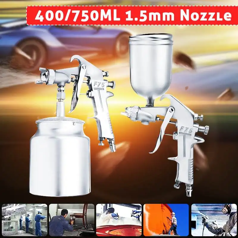 

1.5mm 400ml Nozzle G un Sprayer Caliber Spraying Paint Spray G un Air Brush Airbrush Paint For Painting Cars