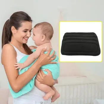 

1PC Water Absorption Bamboo Fiber Baby Nappies Reusable Washable Inserts Diaper Cover Wrap Cloth for Baby 9-14 kg