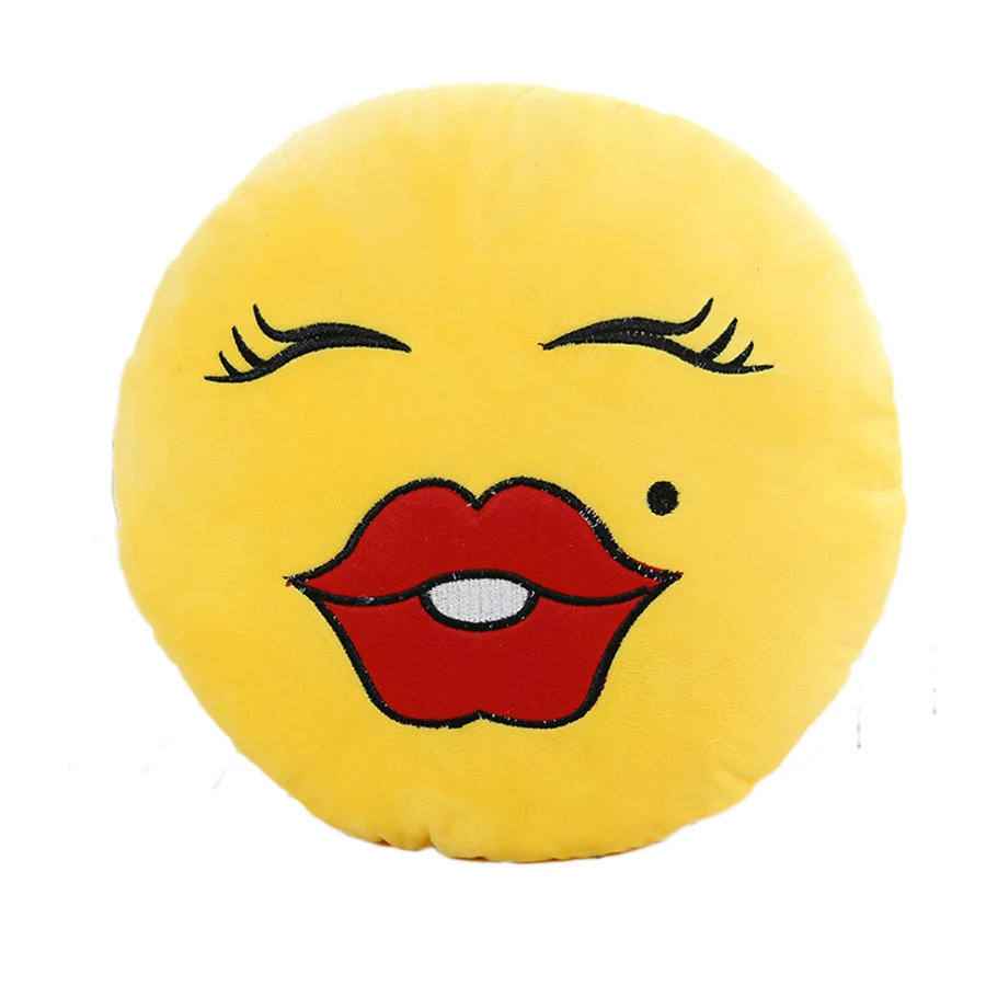 Buy RUBIHOME Decorative Smile Kiss Emoji Pillow
