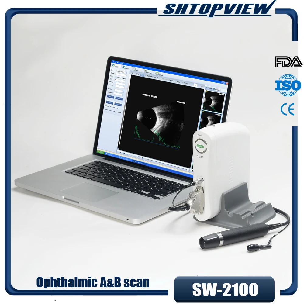 

SW-2100 Ophthalmic Ultrasound Scan Machine a b scan with USB Connection