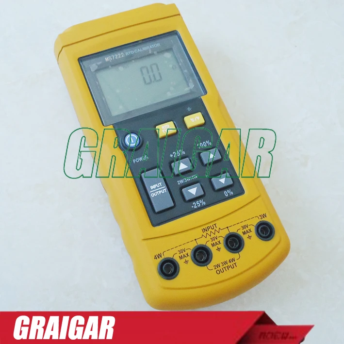 

New Resistance Temperature Detector transmitters, MS7222 RTD Calibrator,Operable with seven types of RTD