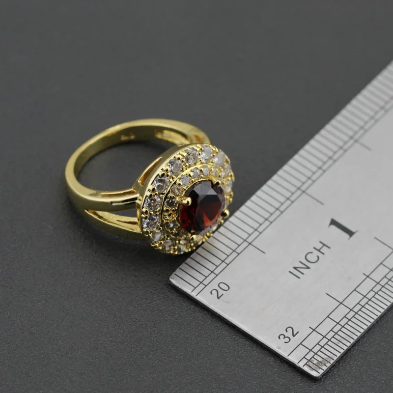 Комплект из колье серёг и кольца с австрийским кристаллом|earrings necklace|necklace pendant ringset