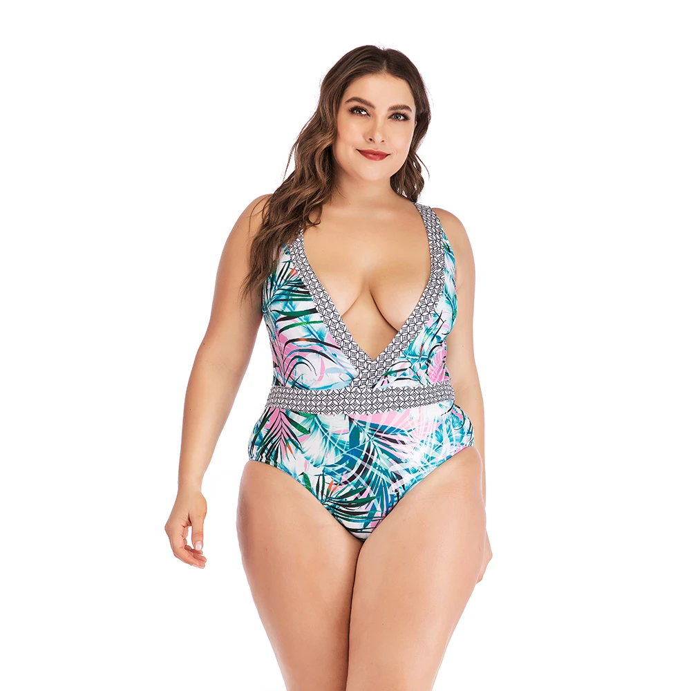 big breasted plus size swimwear