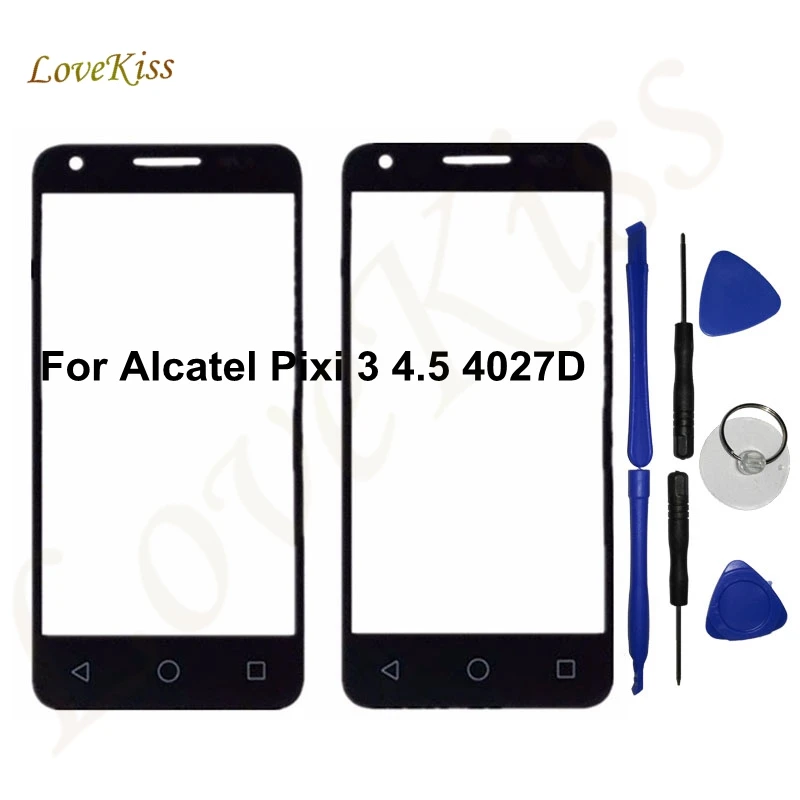 Для Alcatel One Touch Pixi 3 4 5 4027D 4027X 4027 A5017 5017E VF795 переднее внешнее стекло для ремонта