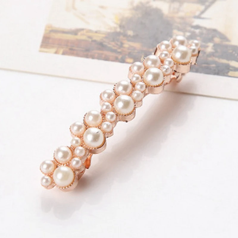 1 шт. модное с кристаллами, Стразами Шпильки с жемчугом для девочек barrettes заколка для волос зажим ювелирные изделия Инструменты для укладки женские аксессуары для волос