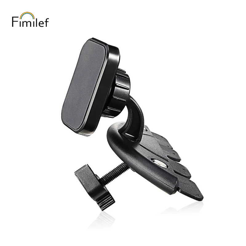

Fimilef Rectangular Head Universal Magnetic Car CD Slot Mount Holder 360 Rotation Mobile Phone Holder Stand for Phones Tablets