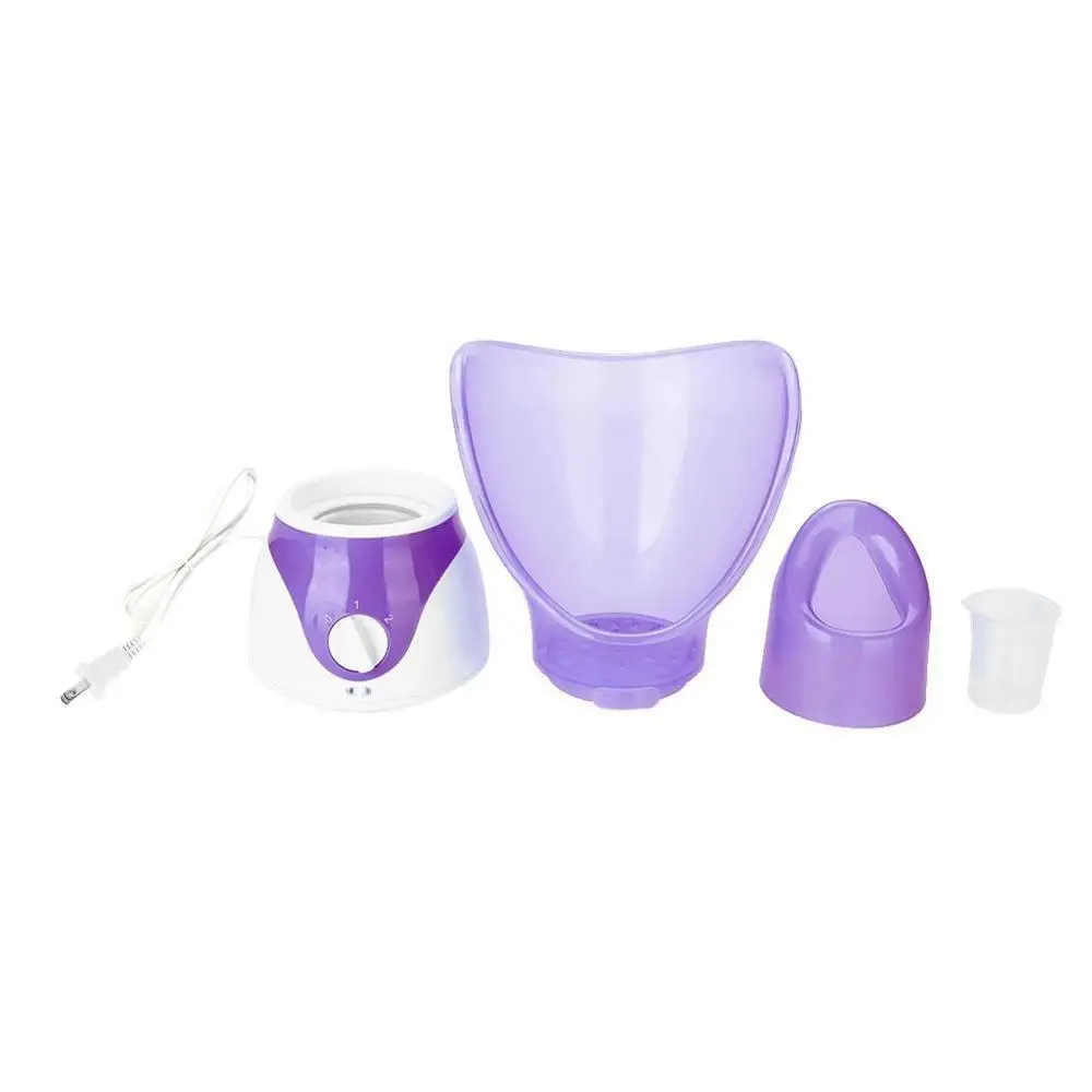 US Plug Purple 2 типа пароочиститель для лица спа-средство для очистки пор отбеливающий увлажняющий уход за лицом инструменты - Цвет: US Plug Purple