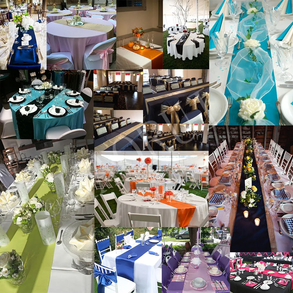 satin table runner