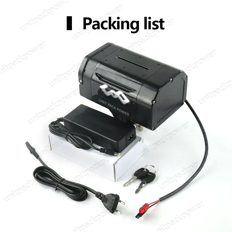 Top UPP Great Quality Rechargeable 36V E-Bike Seat Post Lithium Ion Battery 36V 10.4Ah With 42V 2A Charger for 500W 350W 250W Motor 5
