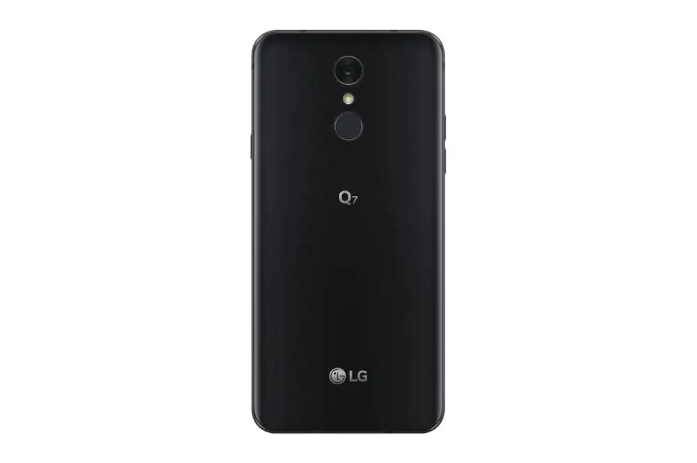 Разблокированный смартфон LG Q7 5," дюймов, четыре ядра, одна Sim, Android, 3G ram, 32G rom, 4G LTE, отпечаток пальца, мобильный телефон - Цвет: Черный