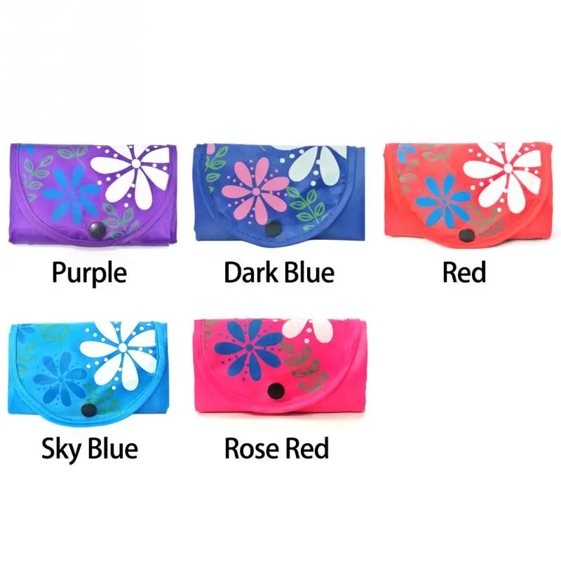 New Women Foldable Shopping Bag Reusable Floral Handbag Large Capacity Oxford Cloth Casual Grocery Bag Durable Ladies Tote #1103 New Women Foldable Shopping Bag Reusable Floral Handbag Large Capacity Oxford Cloth Casual Grocery Bag Durable Ladies Tote #1103