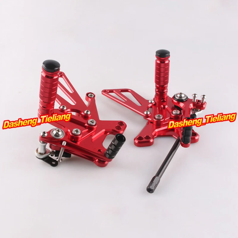 Motorcycle Adjustable Foot Pegs Rear Set Foot Rests Replacement Parts For Kawasaki Ninja ZX10R 2011-2012 High Quality