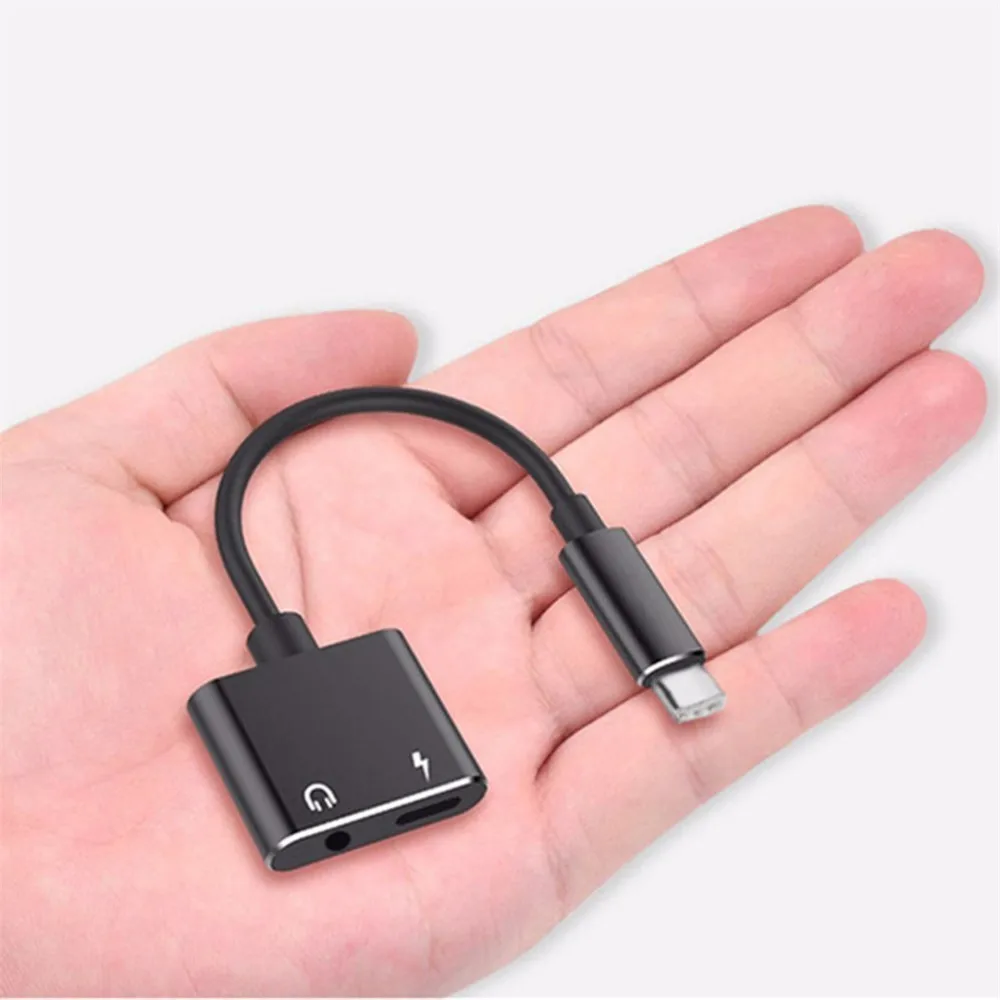 2 in 1 Type-C to 3.5mm Headphone Adapter Cable Audio Cable for Charging Listening Music Calling for Xiaomi Samsung Galaxy C9 Pro 2 in 1 Type-C to 3.5mm Headphone Adapter Cable Audio Cable for Charging Listening Music Calling for Xiaomi Samsung Galaxy C9 Pro