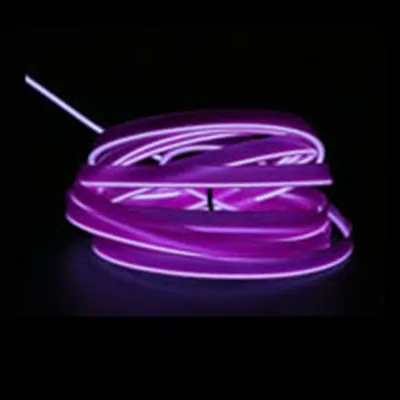 ตัวเลือกสินค้า ไฟ LED ยืดหยุ่น ตกแต่งรถยนต์ 1 เมตร พร้อมไดรเวอร์ USB
