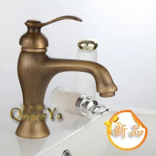 

Supply of antique copper basin faucet faucet full 8815 European bathroom cabinet basin taps paragraph