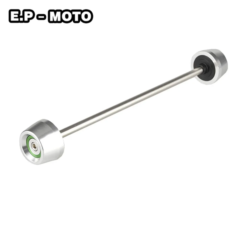 Для Кавасаки Z750 07-14 Z800 13-16 Z1000 03-17 Z1000SX 11-16 передний мост мотоцикла крушение ползунки защита от падения - Цвет: Silver Green Silver