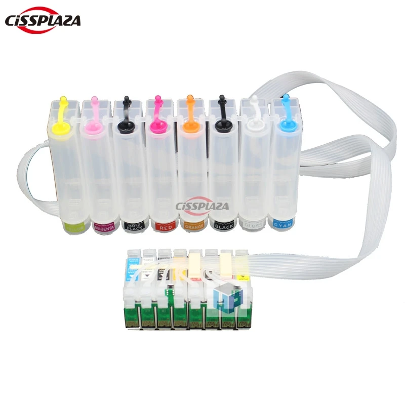 Cissplaza чернила Системы СНПЧ СНГ совместим с Epson R1900 принтеры T0870/T0871/T0872/T0873/T0874/T0877/T0878/T0879 чернильный картридж