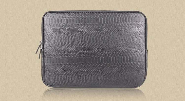 Бренд Sheng Bei Er Змеиный кожаный чехол для ноутбука 12,13, 14,15, 15,6 дюймов, сумка для MacBook Air Pro 13,"