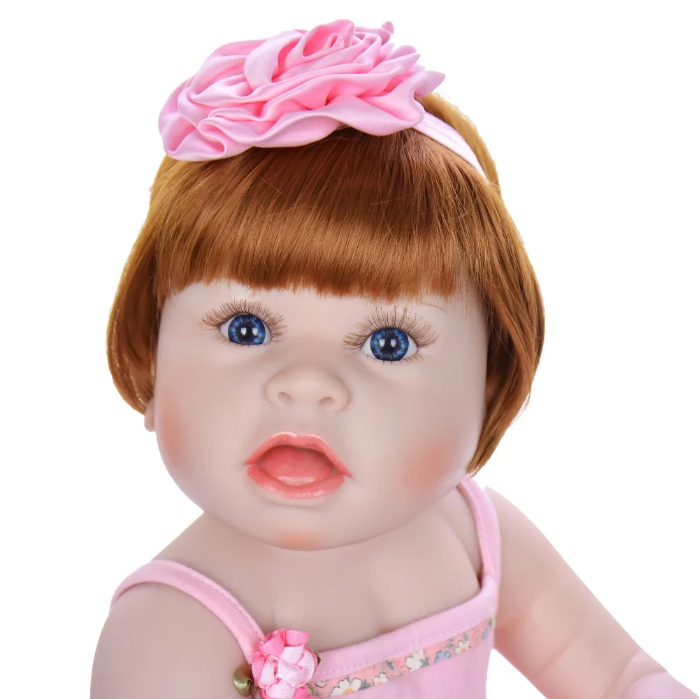 Силиконовые куклы reborn baby Реалистичная гладкая виниловая кожа bebes младенцы ручная