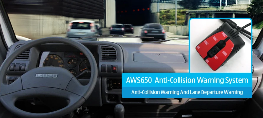 

Anti collision warning system AWS650 Anti-collision warning and lane departure warning for Personal USE