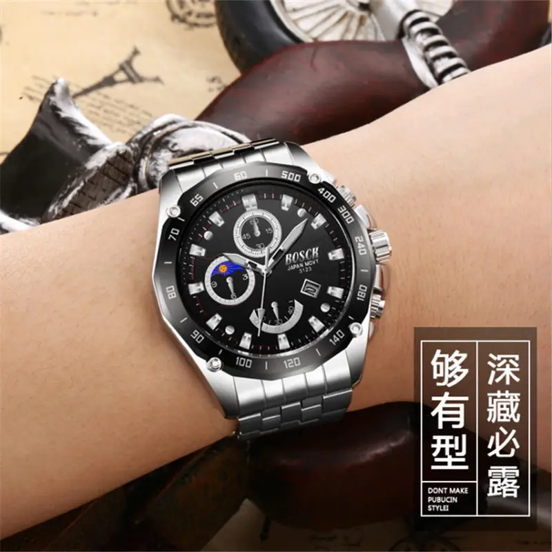 

Waterproof leisure men watch couple WATCH QUARTZ luminous girl student watch male meter non mechanical