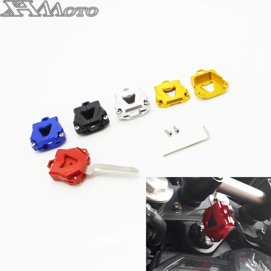 CNC ключ чехол Брелок украшение головы для Yamaha YZF-R1 YZF-R6 FZ1 FZ6 фазер MT-07 MT-09 MT-03