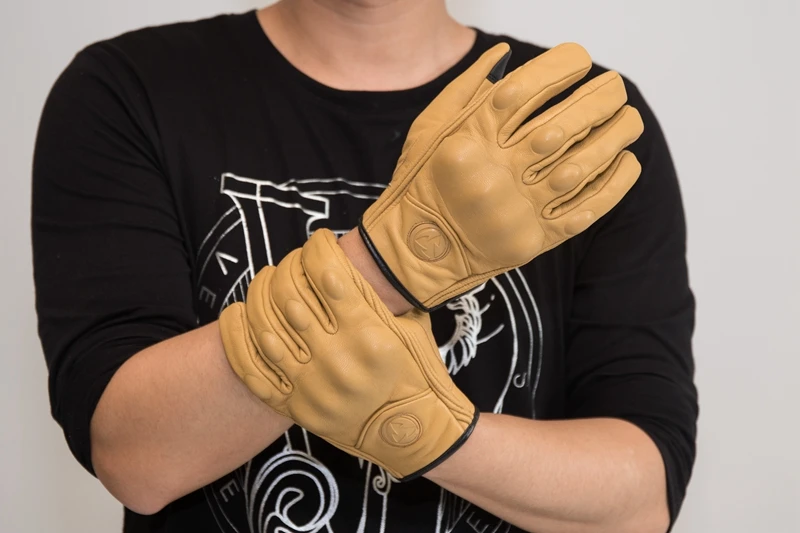 

Knight gloves Rock bike 2017 new vintage motorcycle gloves off-road locomotive long finger riding gloves
