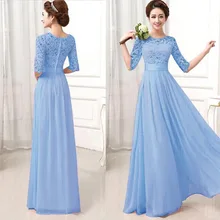 Women Long Sexy Lace Chiffon Evening Party Ball Prom Gown Formal Dresses Sexy