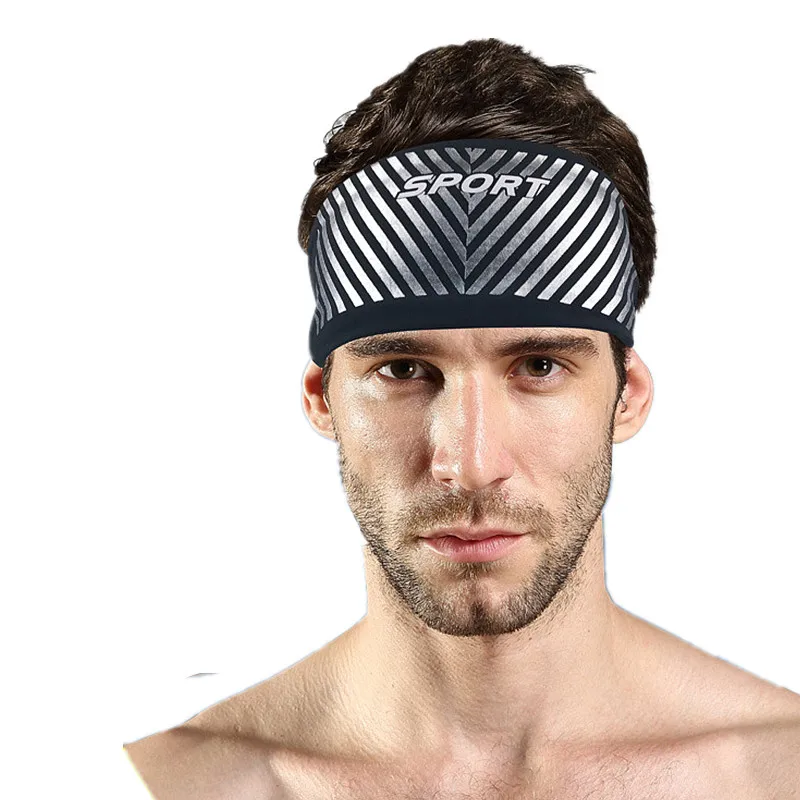 Absorbent Cycling Yoga Sport Sweatband Gym Sweat Headband For Men and