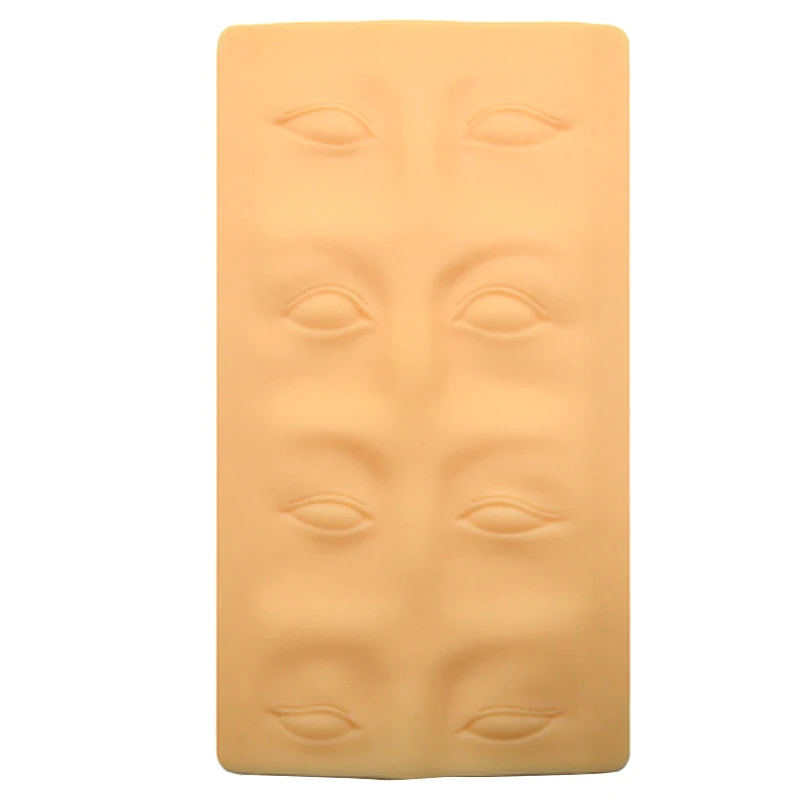 

3D Silicone Permanent Makeup Tattoo Training Practice Fake False Skin Eyes For Microblading Tattoo Machine Beginner