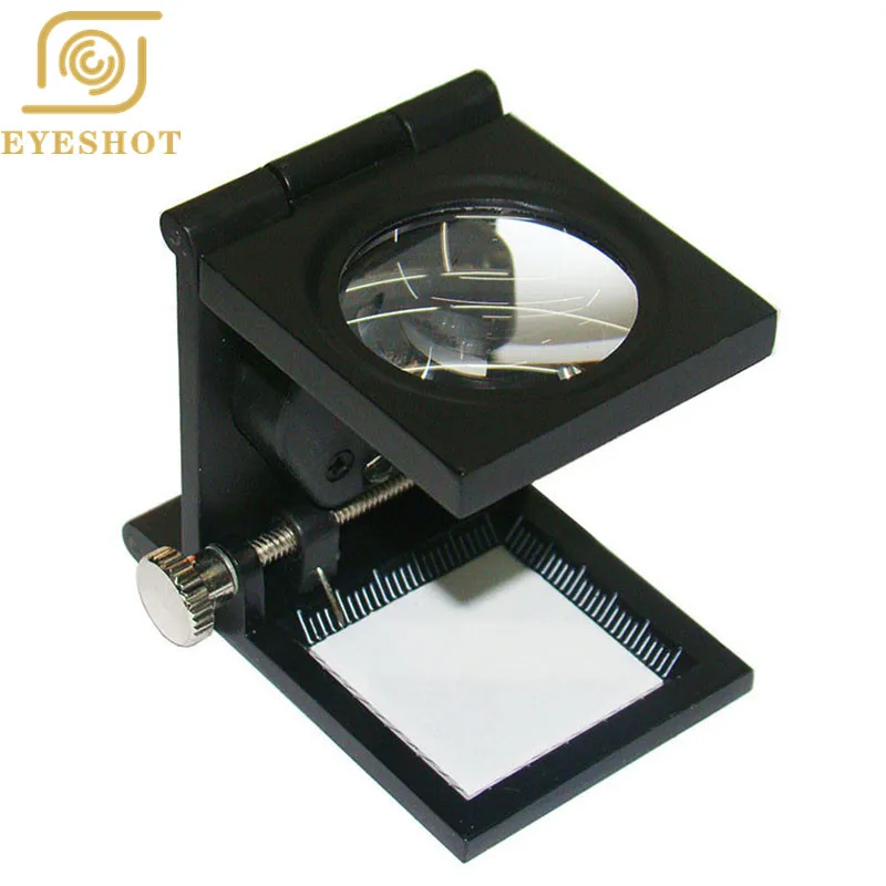 Buy EYESHOT Foldable Scale Magnifier LED Illumination Light Printing fabric 6x