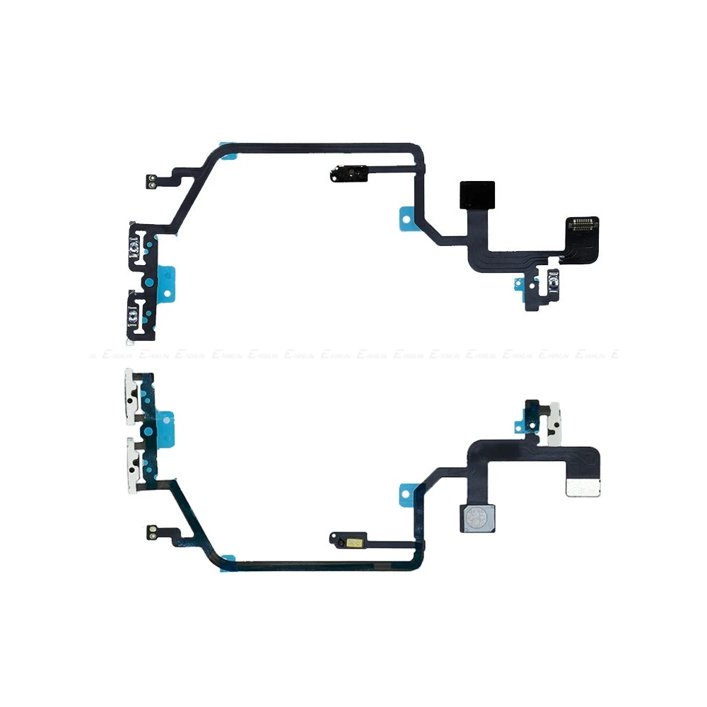 

New Power Switch Button Flex Ribbon + Volume Button Key On Off Flex Cable For iPhone XR Replacement Parts