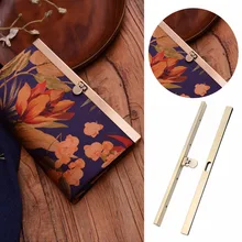 Новинка, хит, 1 шт., кошелек, рамка для кошелька, планка, край, застежка, 19 см, металлический открывающийся край, замена