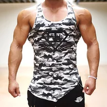 Singlets Мужские Топы в Стиле Милитари Камуфляж Мужчины Жилет Сексуальная Камуфляж мужская Clothing
