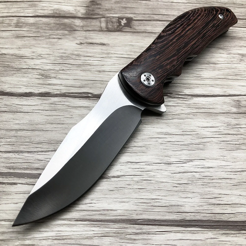 ZZSQ ZT0606 тактический складной нож G10 с деревянной ручкой для кемпинга, выживания, карманные ножи, шарикоподшипник, 8cr13mov лезвие, открытый инструмент, EDC