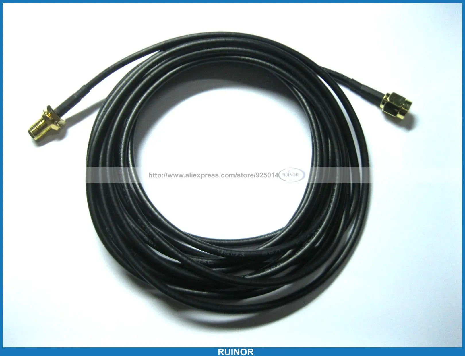 

1 Pcs 3M Antenna RP SMA Coaxial Cable for WiFi Router Black 300cm