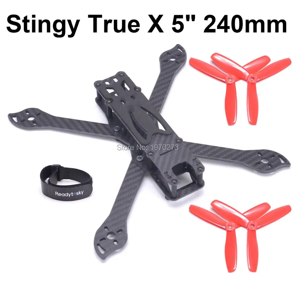 Stingy XH240 240 мм True X 5 &quotрама FPV рама для фристайла комплект 4 рычаг квадрокоптера