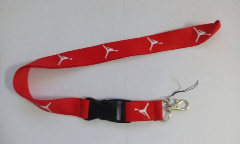 1 шт./лот красный спортивный шнурок для ключей красный с зажимом для карт, ключей и т. д. для продвижения