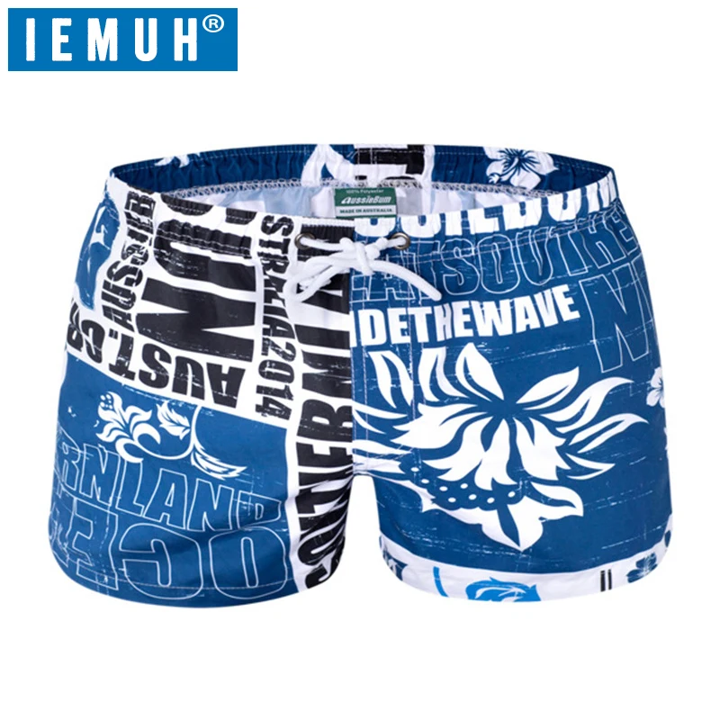 

IEMUH Brand New arrive Mens Shorts Surf Board Shorts Summer Sport Beach Homme Bermuda Short Pants Quick Dry Silver Boardshorts