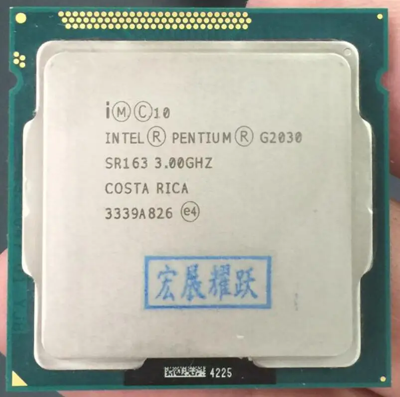 Процессор Intel Pentium G2030(3 м кэш 3,0 ГГц) cpu LGA1155 исправно работает ПК настольный компьютер cpu